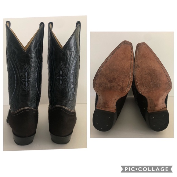 Rolling Stone Calf Skin Custom Cowboy Boots - Picture 4 of 8